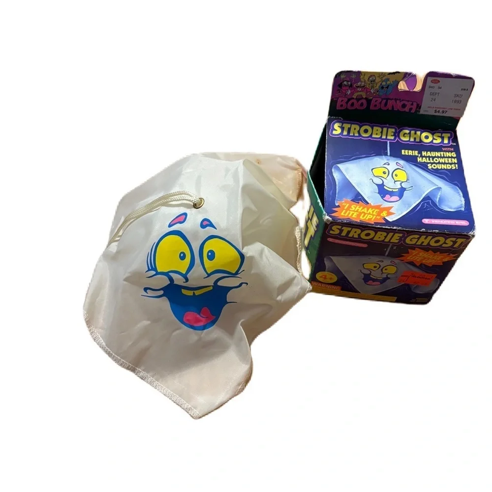 Strobie Ghost Animated Halloween Decoration Trendmasters 1993 Original Box